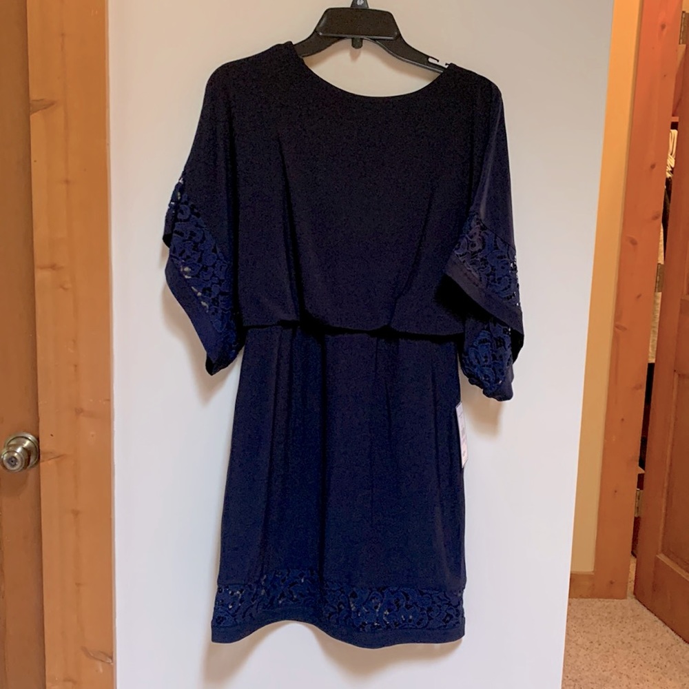 Navy cocktail dress